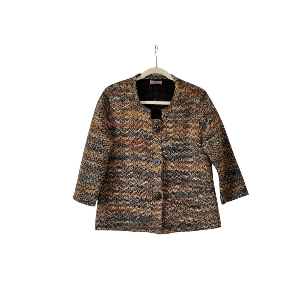 Vintage Per Una Medium BOHO Colorful Cardigan